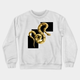 Snake on chess Crewneck Sweatshirt